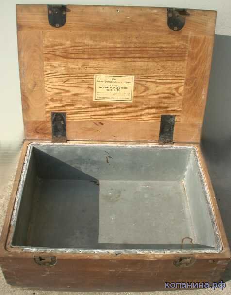 немецкий ящик на 1500 патронов времен вов патронный ящик вов